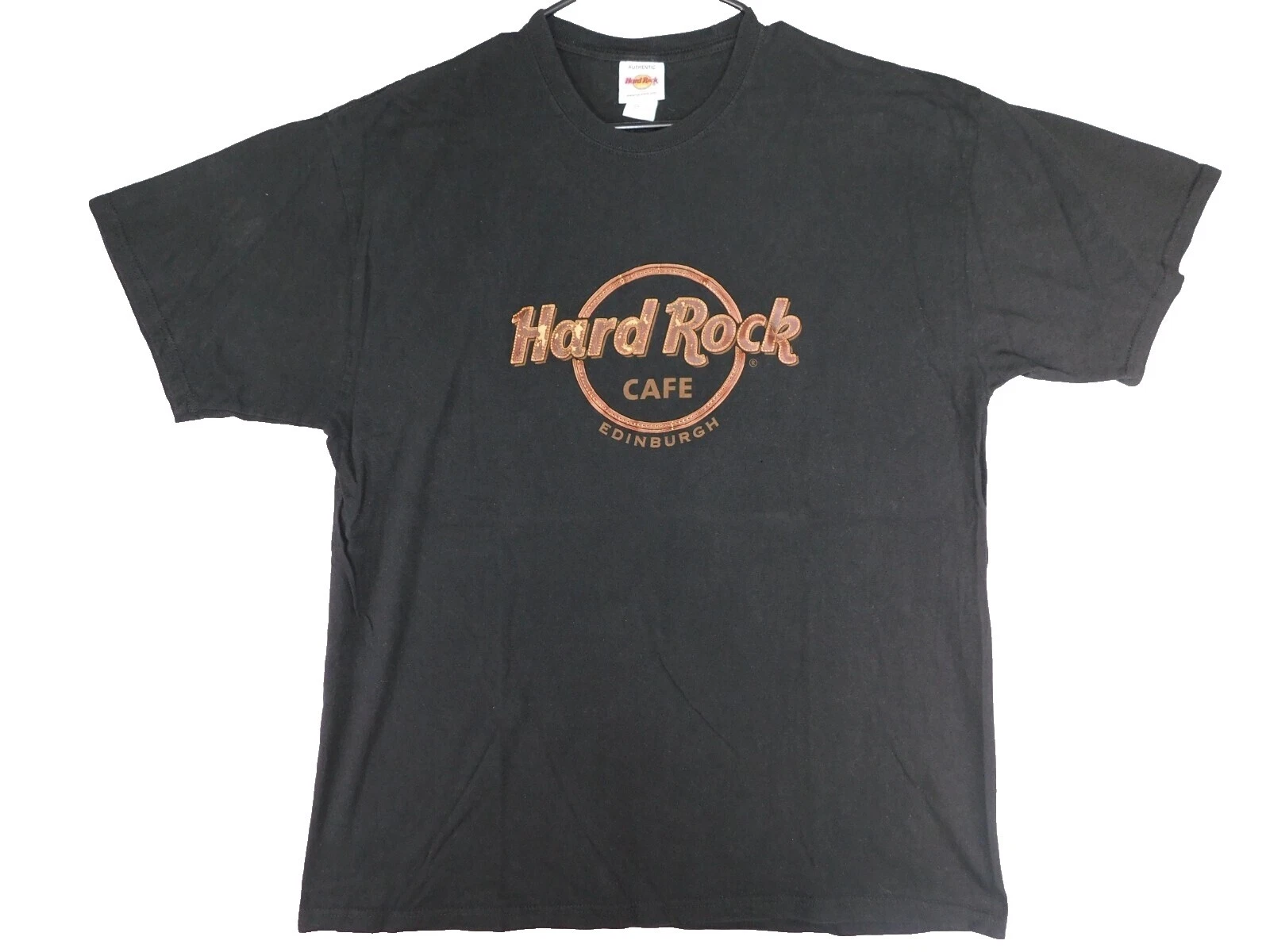 Cotton Size L Hard Rock Cafe Solid Regular Size T-Shirts for Men