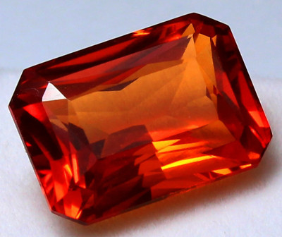 Natural 17.50 Ct Certified Tanzania Orange Tanzanite 16x12 MM Stunning AAA+ Gems