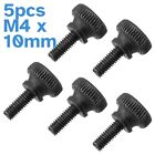 <!--F#f_0-->5pcs M4 x 10mm Black Steel Thumb Screws Knurled Head Nut Lock Clamp Hand Tighten<!--F/-->