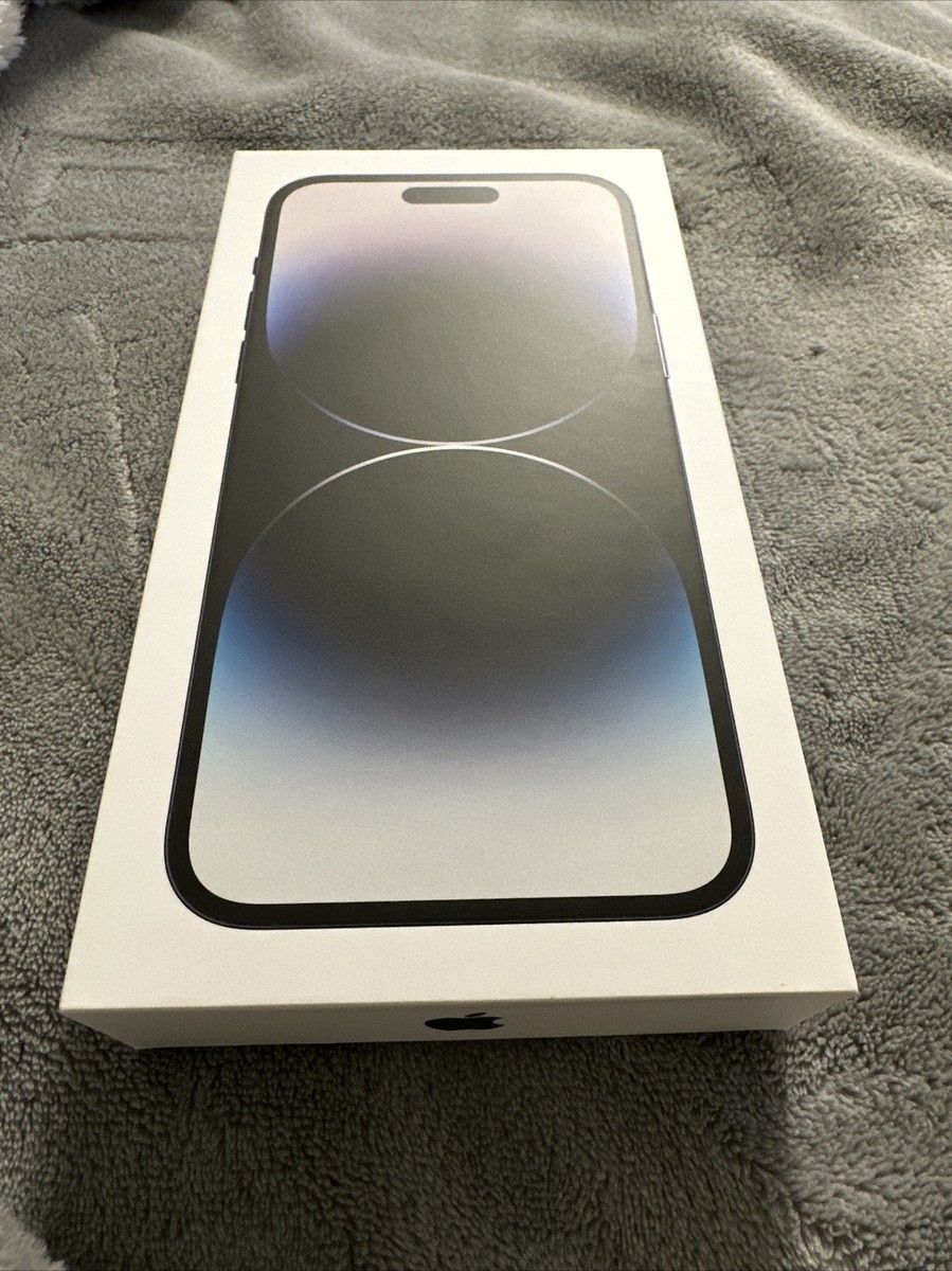 Apple iPhone 14 Pro Max Black 256GB Empty BOX ONLY with Apple iPhone 14 Pro Max Black 256GB Empty BOX ONLY with