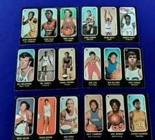 1971-72 TOPPS BASKETBALL STICKERS NICE 6DIF /EARL MONROE DAVE COWENS LOVE SLOAN;