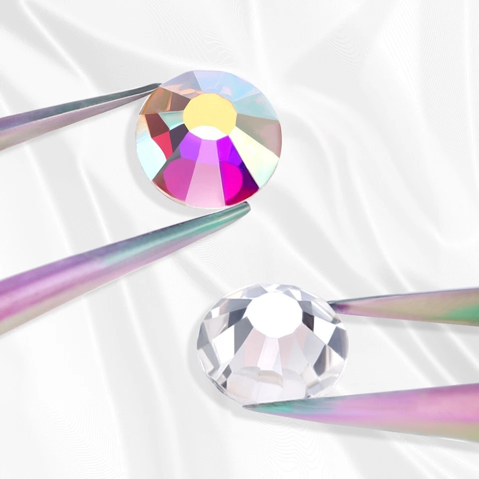 1440 peças/pacote SS20 (5mm) cristais redondos flatback nail art strass pedras preciosas glitter - Imagem 2 de 4