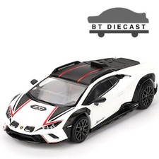 MINI GT LAMBORGHINI HURACAN STERRATO 1/64 DIECAST BIANCO ASOPO WHITE MGT00763