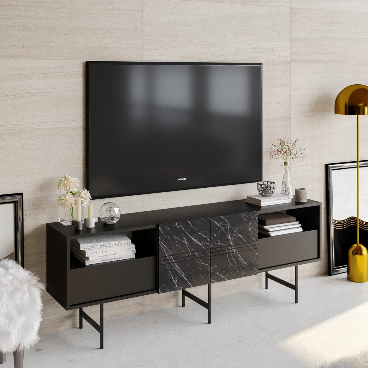Gray media console deals
