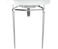 Heritage Batherooms Abingdon Claverton Washstand Chrome WSABCLA (No Basin)