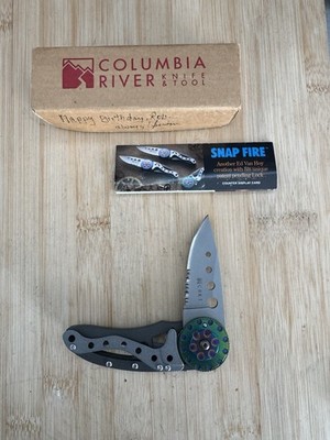 CRKT Van Hoy Snap Fire Folding Knife 5011 W/ Box
