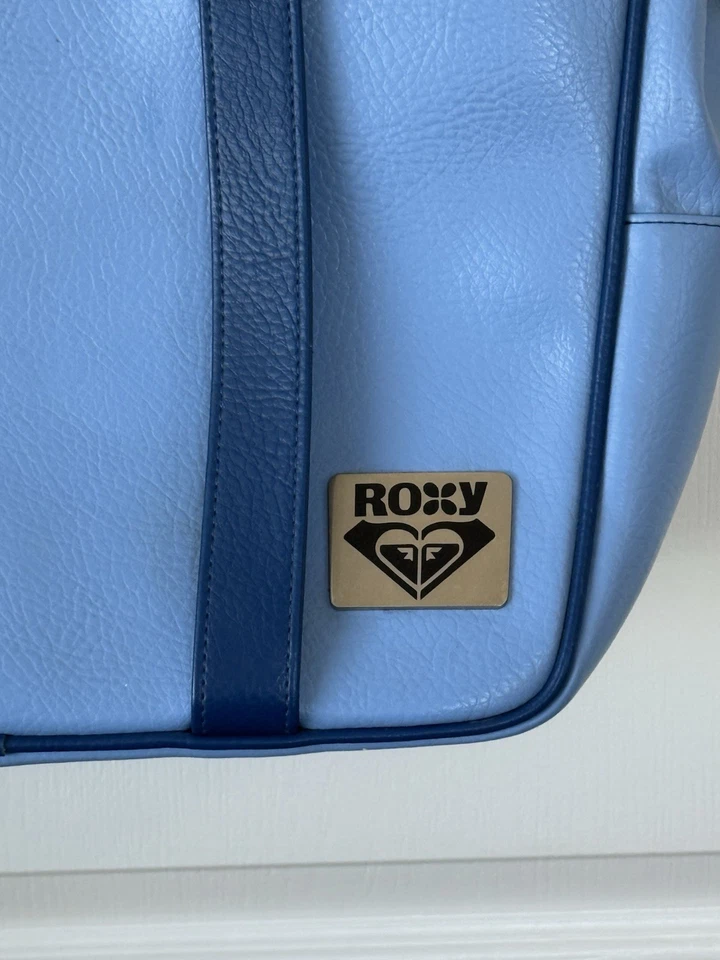 Bolsa de viaje vintage azul Roxy Quicksilver equipaje PVC Foto 2 de 4