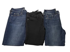 Skinny Jeans Lot Womens 4 Black Blue Jegging Stretch Express Universal Thread LC