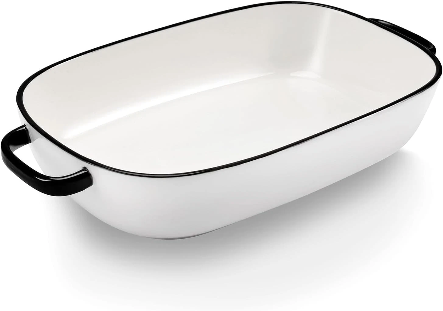 6 Quart Large Rectangular Baking Dish, 16x11 Inches Ceramic Baking Pan Casser...