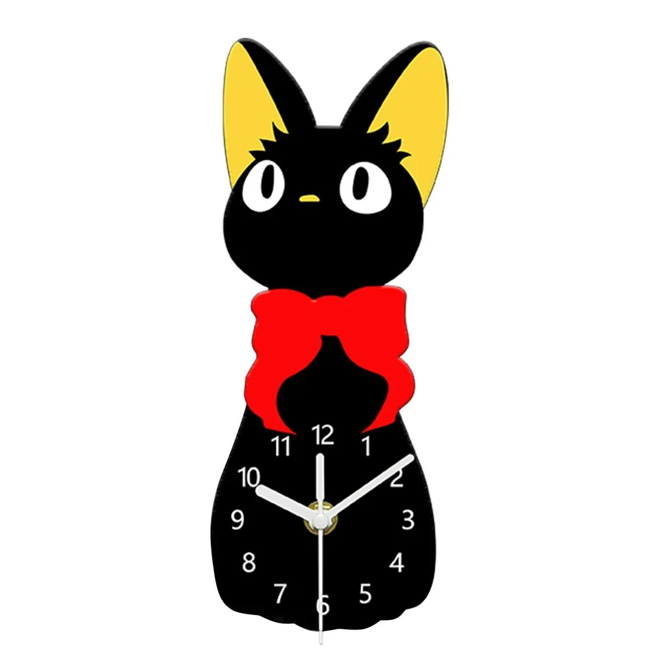 Creative Cat Table Clock Ornament Decoration - Image 3 of 4