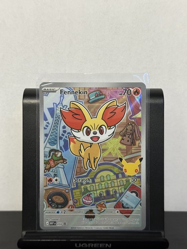 Pokémon Mega Evolution Fennekin Black Star Promos 059 Illustration Rare Holo NM