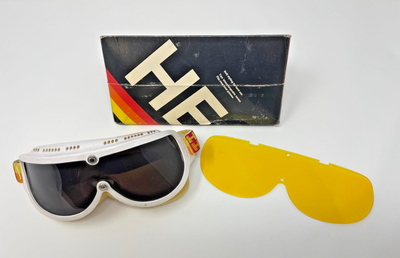 Vintage Head HF Standard Ski Goggles w/ Box & Extra Yellow  display picture 3