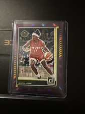 2025 Donruss WNBA #80 Erica Wheeler Purple Laser /99 Seattle Storm