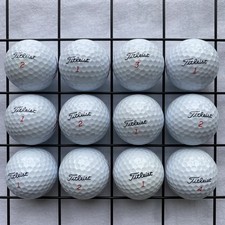 Titleist Golf Balls 12 TruFeel 4A/5A - NO LOGOS OR MARKS