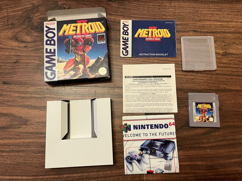 Nintendo Game Boy Metroid II Return of Samus Boxed Tested With Manual