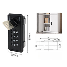 ABS and Zinc Alloy Keypad Door Lock with IP54 Rating and 12 Month Runtime