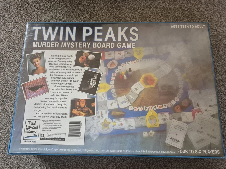 Twin Peaks Board Game - New and Sealed  - Image 2 of 2