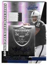 JaMARCUS RUSSELL 2007 Playoff Absolute Mem  Auto RPA (RAIDERS)  #1 of 10 🔥🔥