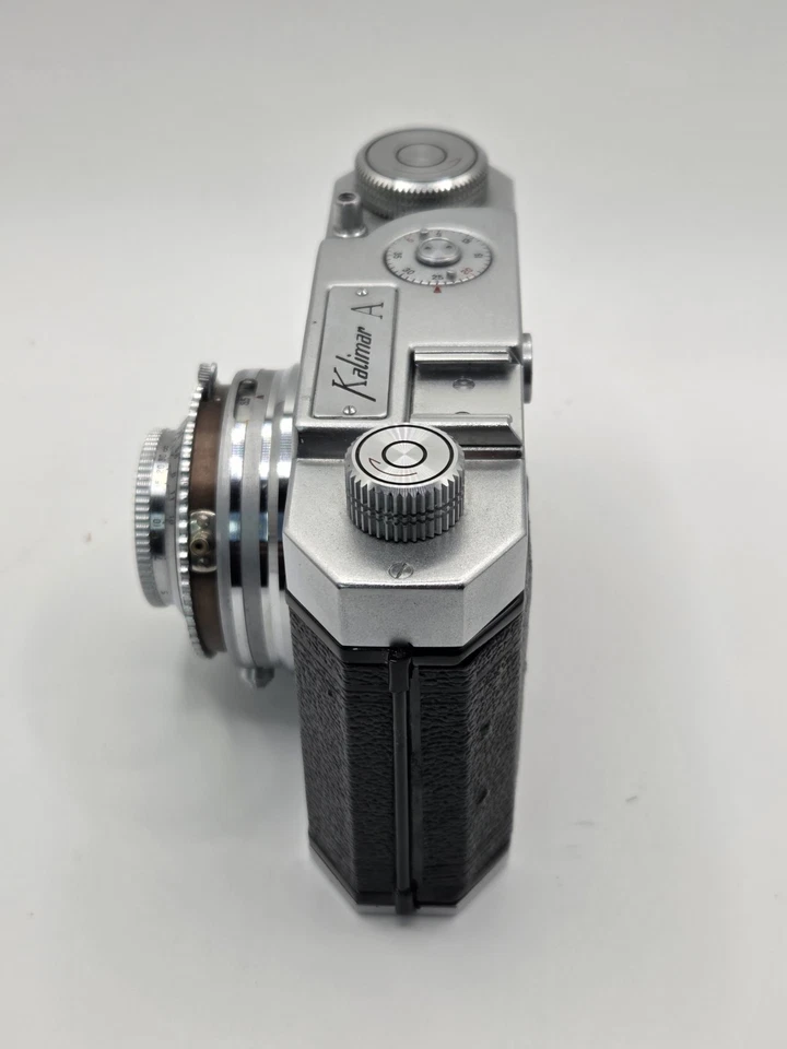 Cámara fotográfica KALIMAR A con estuche y lente Terlonon F3.5 45 mm - T.K.O Japón vintage Foto 4 de 4