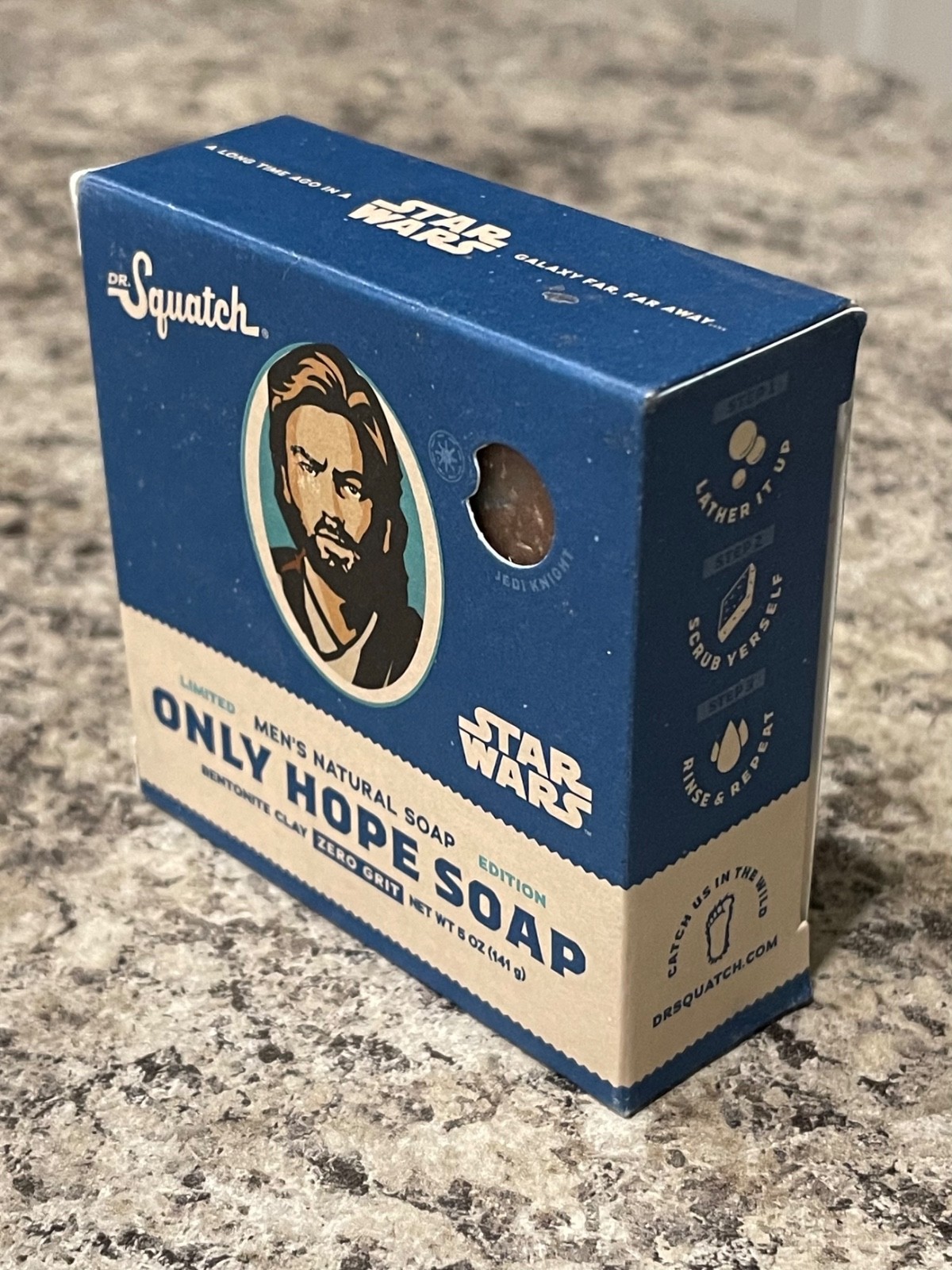 Dr. Squatch STAR WARS Only Hope Soap - Limited Edition Zero Grit Obi-Wan Kenobi