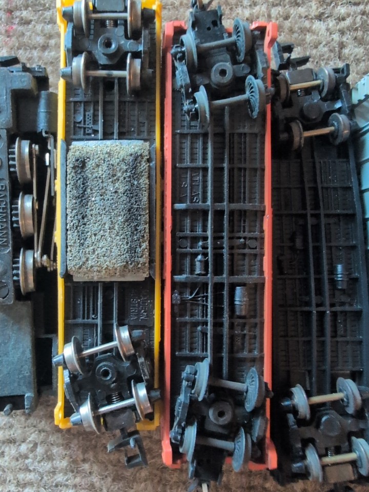 Bachmann N scale 0-6-0 Steam Locomotive Engine+5 cars | eBay