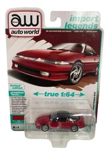 Auto World 64502 1:64 Import Legends 1991 Mitsubishi Eclipse Series A Red