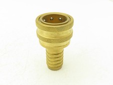 Hansen 8-ST Quick Disconnect Coupling ST Series 1" Hose 1" Body NBR Seal Brass