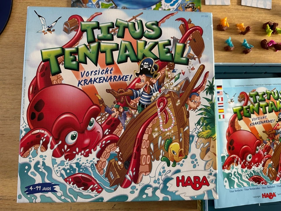 HABA 301366 - TITUS TENTAKEL - Vorsicht Krakenarme! - ab 4 Jahren vollständig - Bild 3 von 4
