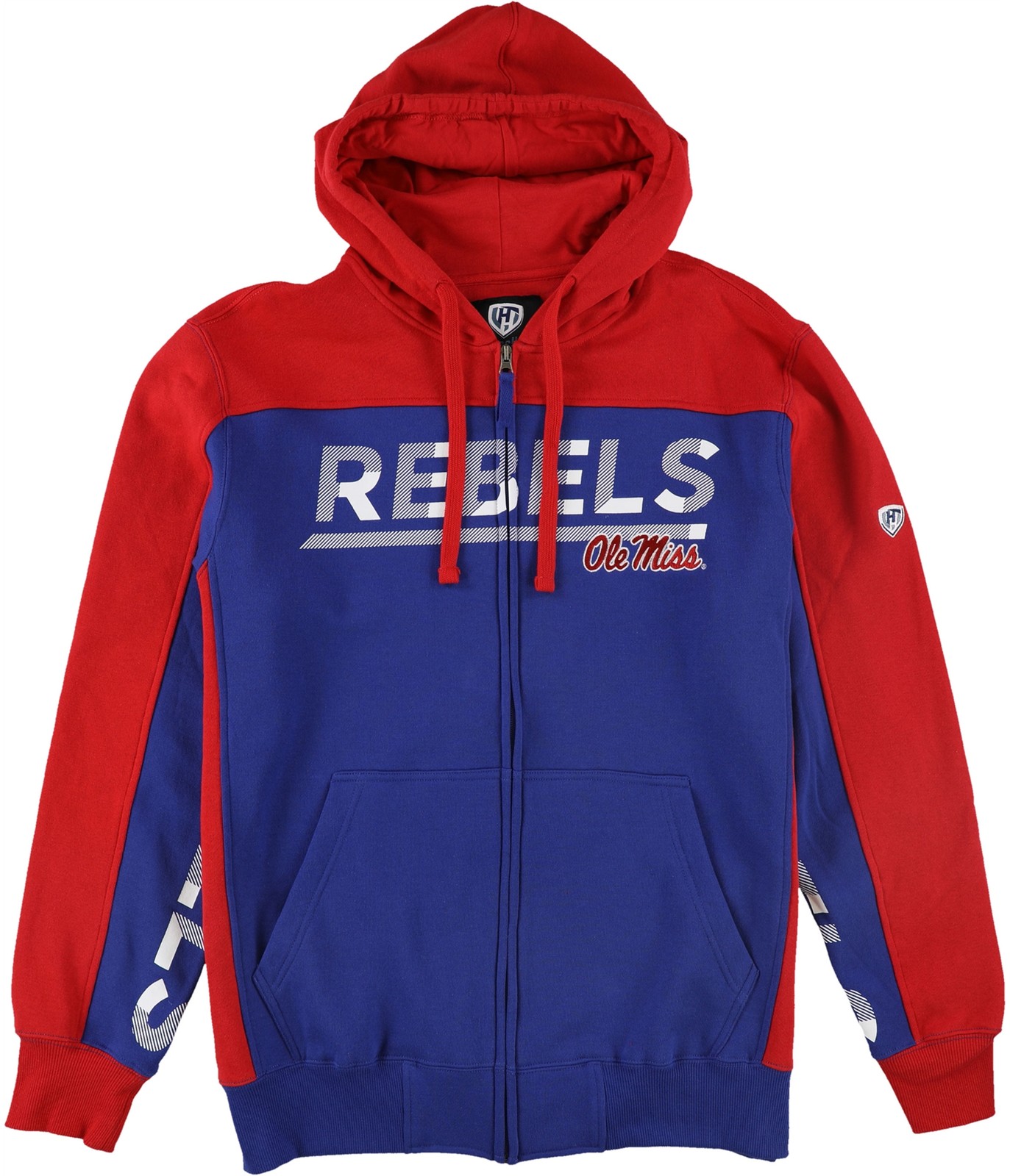 Мужская толстовка Ole Miss Rebels с капюшоном Hands High разноцветная большого размера 6490₽