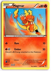 Magmar 10/111 Furious Fists Common