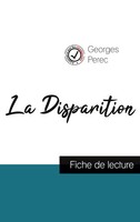 la Disparition De Georges Perec (Fiche De Lecture Et Analyse ComplèTe De...