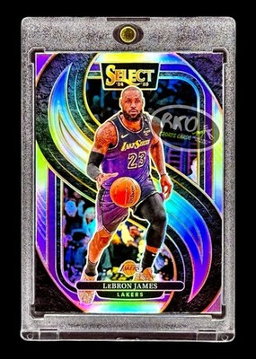 Lebron James RARE HOLO REFRACTOR INVESTMENT CARD SP PANINI LAKERS MINT!