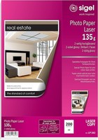 Sigel Foto Papier Din A3 135 G/Qm 2 Seitig Glossy Hochweiß 200 Blatt