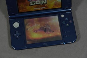 New Nintendo 3DS XL Galaxy Edition RED-001 with Charger Stylus Pokemon Sun