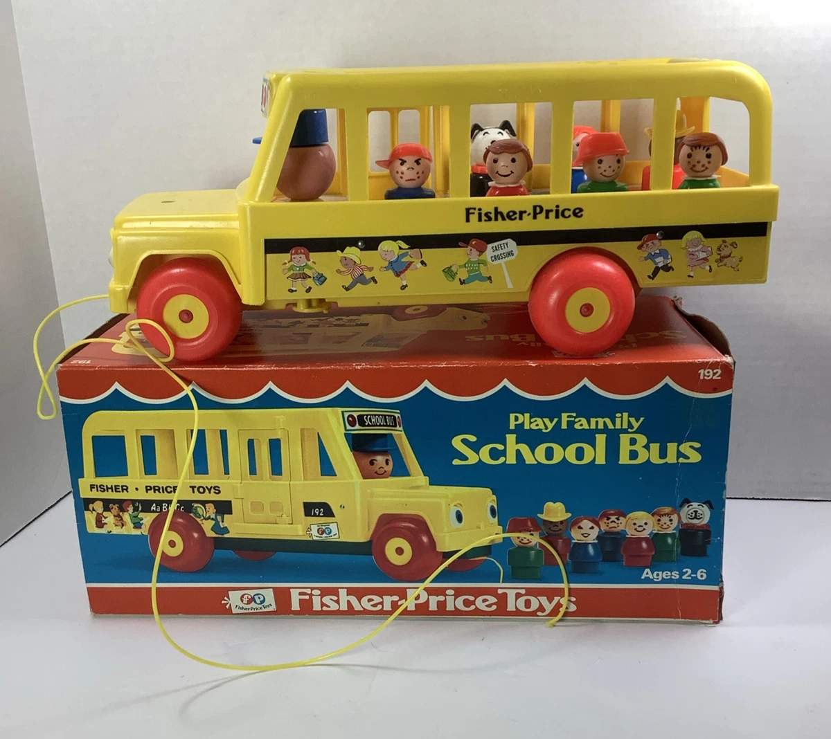 Vintage Fisher Price School Bus for sale | eBay