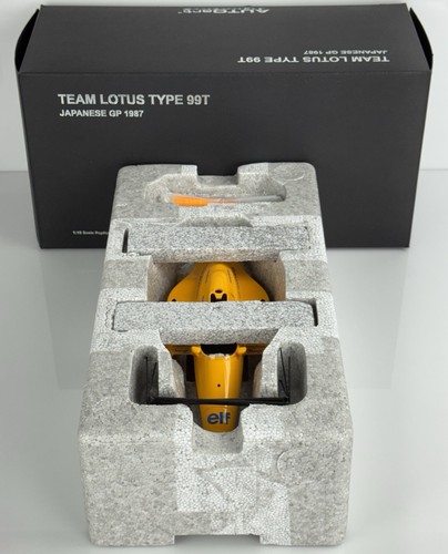 AUTOart 1:18 Team Lotus 99T Honda F1 Grand Prix Japón 1987 A.Senna #12 sin logotipo - Imagen 23 de 24