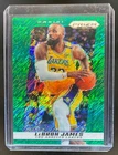 2024-25 Prizm Deca LeBron James Green Shimmer Prizms FOTL #5/12 Lakers