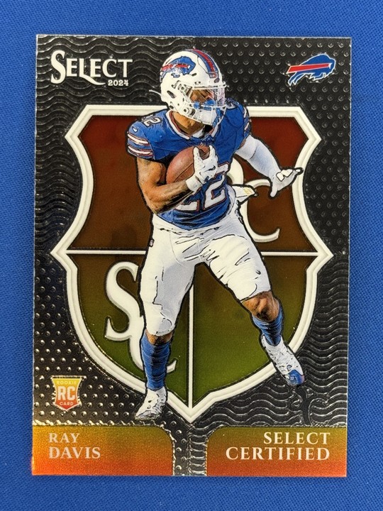 2024 Panini Select - Select Certified Rookies Ray Davis #22 (RC)