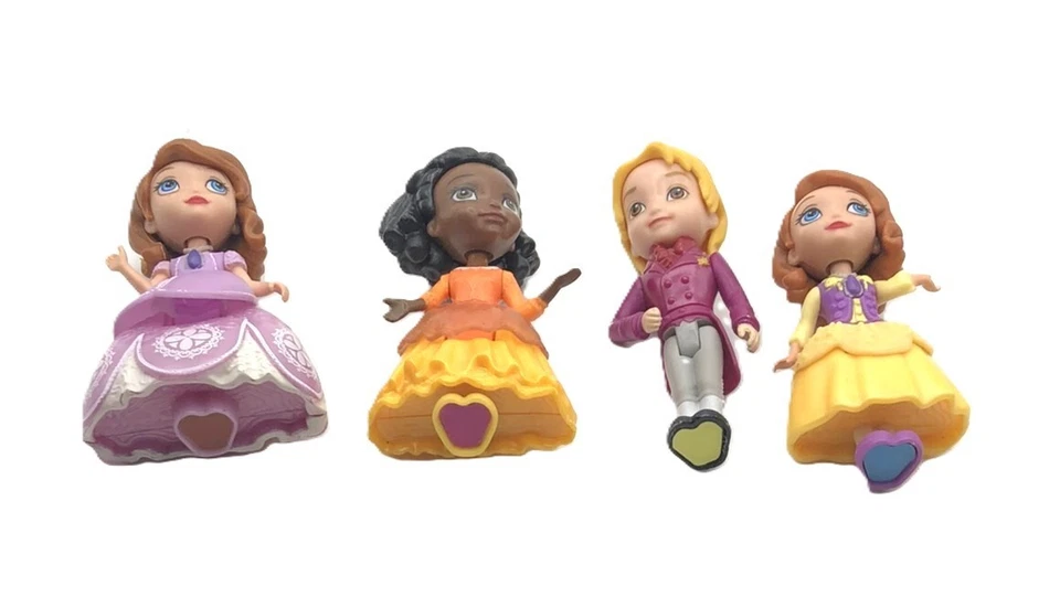 Disney Princesa Sofía la Primera Sofía, Rubí, Hildegarda, Príncipe James 4 Figuras Foto 4 de 4