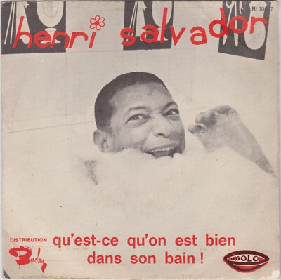 HENRI SALVADOR WAS IST GUT IN SEINEM BAD! / TARZAN FRENCH 45 SINGLE