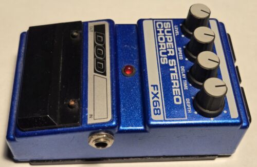 DOD FX68 SUPER STEREO CHORUS GUITAR EFFECT PEDAL Works Great! - Picture 4 of 5