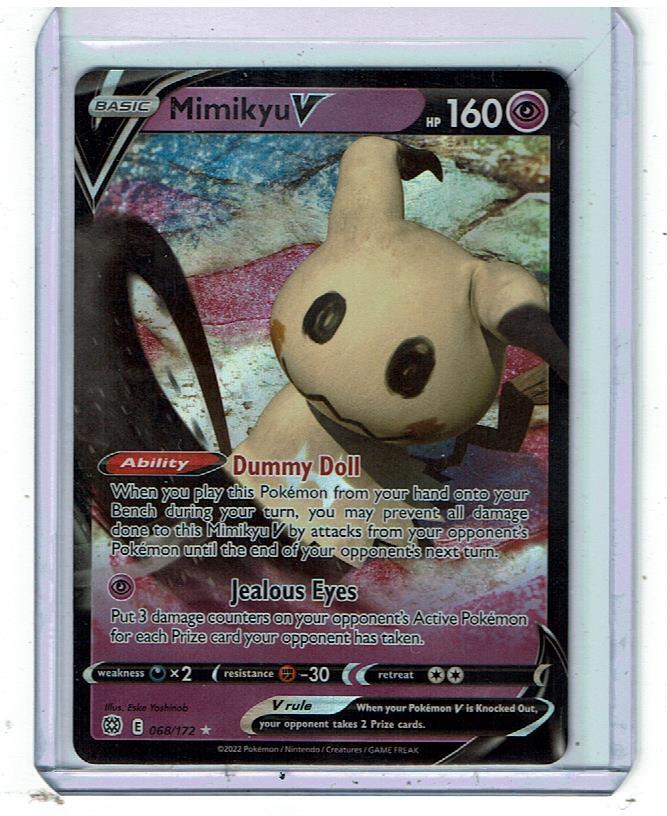 Mimikyu V - Pokemon - Brilliant Stars - 068/172 | eBay