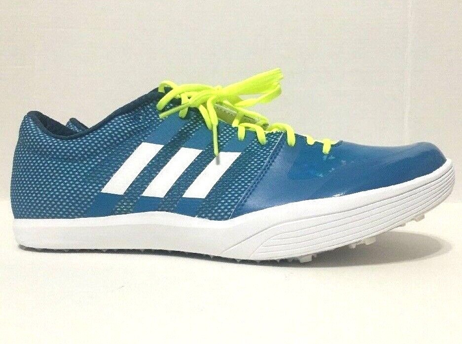 Adidas Adizero LJ Track & Field Spikes Long Jump Blue White Mens