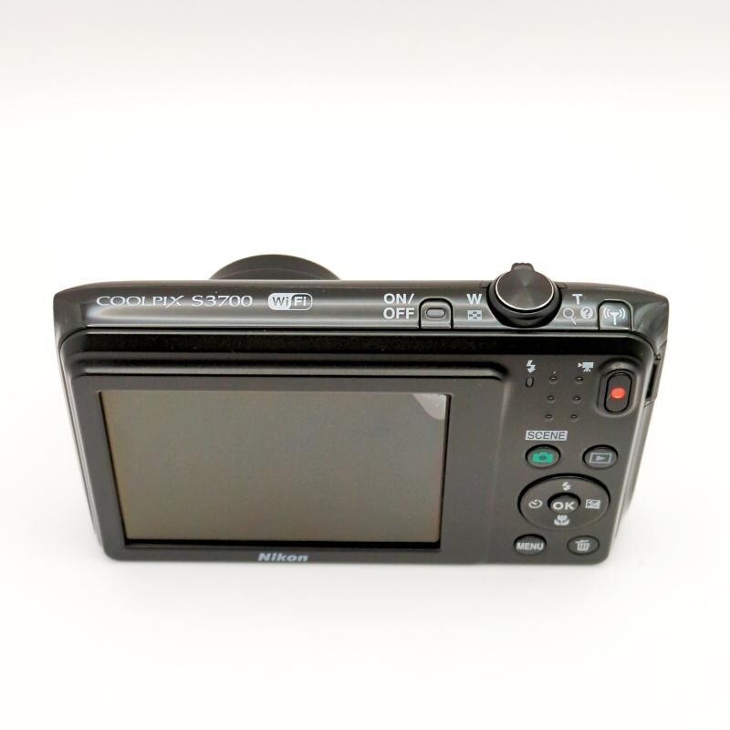 Nikon COOLPIX S3700 Black 20.1MP Optical Zoom Digital Camera Nikon COOLPIX S3700 Black 20.1MP Optical Zoom Digital Camera