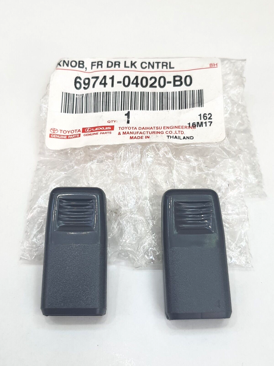 1Pair Toyota Hilux LN80 LN90 LN Door Lock Knob Button | Gray