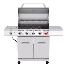 Royal Gourmet 5-Burner Cabinet Style Gas Grill with Sear Burner and Side Burner