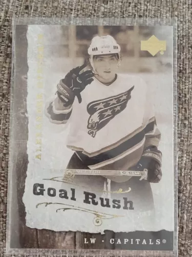 Alex Ovechkin RARE ROOKIE RC GOLD INVESTMENT CARD SSP UPPER DECK MVP MINT