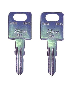 (2) Global Link FIC  RV Motorhome Travel Trailer Key Cut to Your Code G301-G350