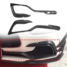 Per Maserati Ghibli 2014-17 Fibra di Carbonio Auto Sdoppiatore Anteriore Paraurti Spoiler Labbro