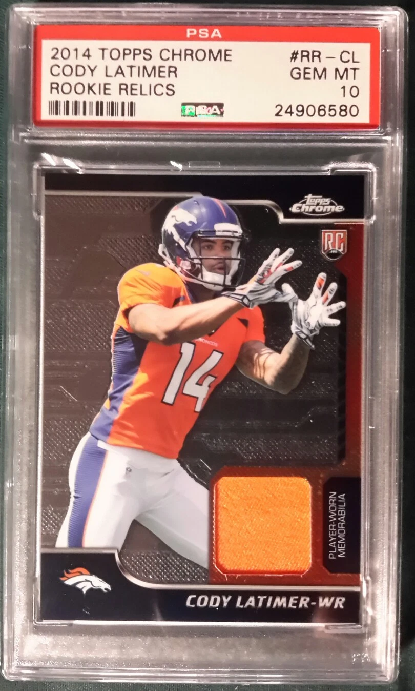 Cody Latimer Topps Chrome Rookie Relics #RRCL Base